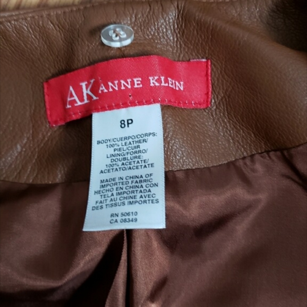 Anne Klein leather jacket